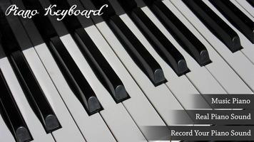 Real Piano Keyboard Cartaz