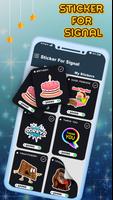 Stickers For Signal : Sticker پوسٹر