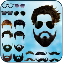 Men beard photo editor salon - mustache hairstyle