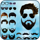 Men beard photo editor salon - mustache hairstyle icône
