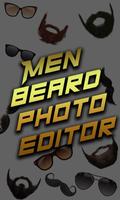 Men beard photo editor salon - mustache hairstyle Affiche