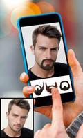 Men beard photo editor salon - mustache hairstyle capture d'écran 3