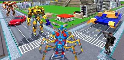 Spider Robots Transformer 3D poster