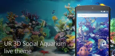 UR 3D Aquarium Friends Live