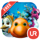 UR 3D Aquarium Friends Live آئیکن