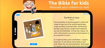 I Read: The Bible app for kids الملصق