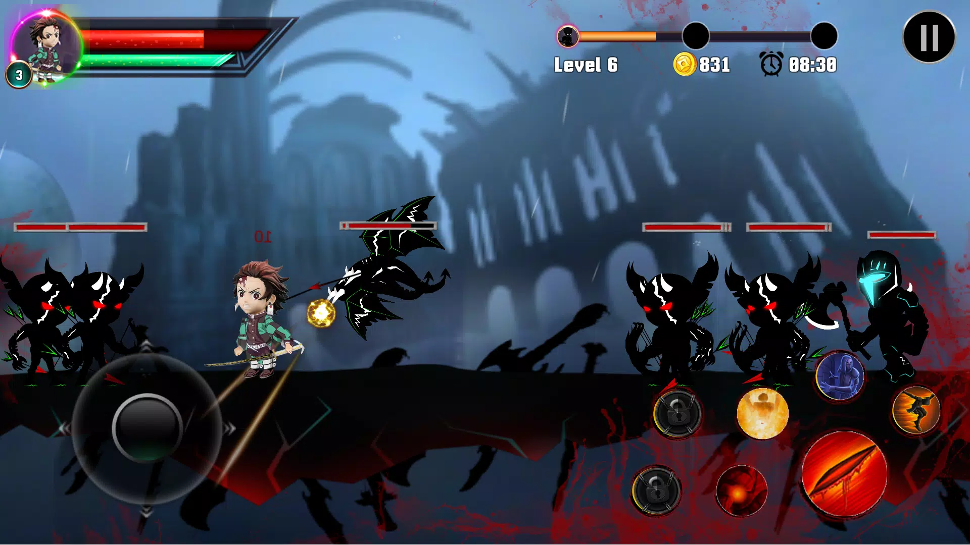 Zenitsu's oni Defence!(Demon Slayer fan game) - APK Download for Android