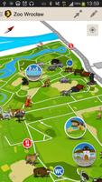 ZOO Wrocław Mapa ポスター