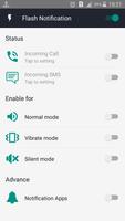 Call Flash Light : flash on call and sms Cartaz