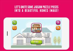 Super Jigsaw Puzzle - Homes Affiche