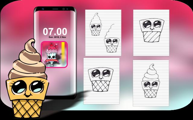 Android 用の かわいいを描く方法 甘いアイスクリーム Apk をダウンロード Android 用の かわいいを描く方法 甘いアイスクリーム Apk をダウンロード
