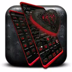 Gothic Machine Heart Launcher Theme APK download
