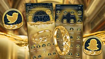 Golden Ring Launcher Theme الملصق