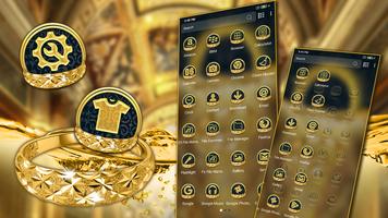 Golden Ring Launcher Theme स्क्रीनशॉट 1