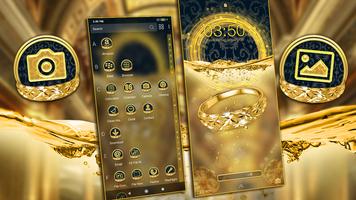 Golden Ring Launcher Theme syot layar 2