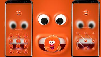 Funny Happy Face Emoji Theme تصوير الشاشة 3