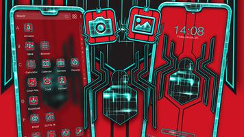 Tech Spider Launcher Theme ảnh chụp màn hình 2