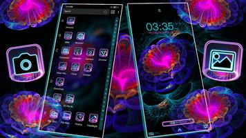 Trippy Art Neon Launcher ảnh chụp màn hình 2