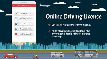 Online Driving License Apply पोस्टर