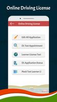 Online Driving License Apply capture d'écran 1