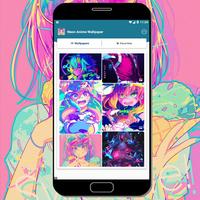 Neon Anime Wallpaper Affiche