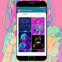 Neon Anime Wallpaper ảnh chụp màn hình 1