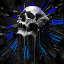 Skull Melting Wallpaper APK