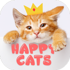 Human-to-cat translator: real cat sounds, cat app أيقونة