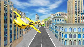 Flying car game : City car games 2020 capture d'écran 3