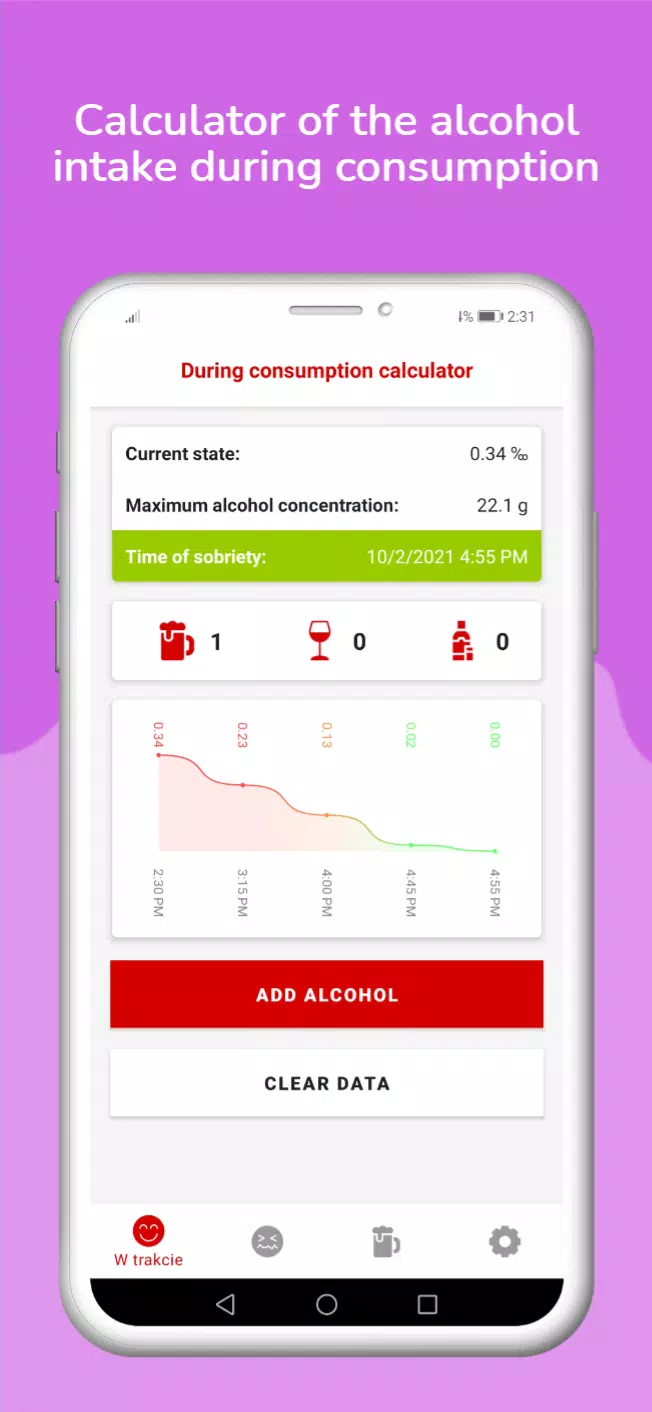 Breathalyser BAC calculator APK for Android Download