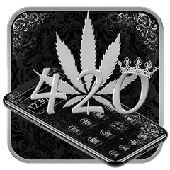 Silver Weed Theme APK download