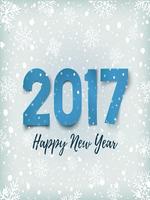 New Year 2017 Hindi Wishes SMS plakat