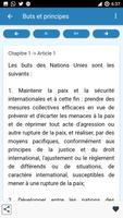 Charte des Nations Unies capture d'écran 1