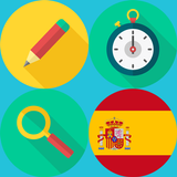 Spanisches Wortsuchspiel Zeichen