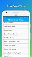 Mobile Phone Secret Tricks Shortcut Affiche