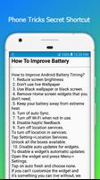 Mobile Phone Secret Tricks Shortcut capture d'écran 1