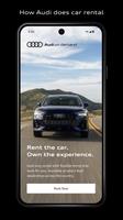 Audi on demand Car Rental Poster