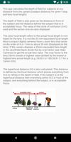 Really Simple Depth of Field calculator ảnh chụp màn hình 1