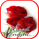 Good Night Flowers Images Gif icône