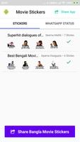 Bengali WhatsApp Stickers : Bangla Movie Dialogues poster