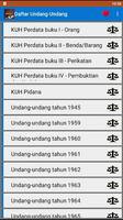 Undang-Undang Republik Indones Affiche