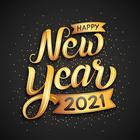HAPPY NEW YEAR 2021:WAStickerApps icône