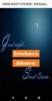 GOOD NIGHT STICKER : WAStickerApps Affiche