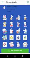 HAPPY EASTER STICKER:WAStickerApps capture d'écran 1