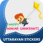 Makar Sankranti Sticker : Kites WAStickerApps icône
