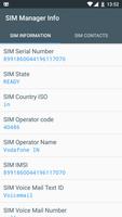 Sim Info Manager скриншот 3