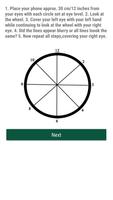 Eye Astigmatism Test and Eye E poster