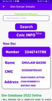 Sim Owner Details| LiveTracker Screenshot 2