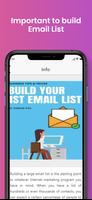 Build Your First Email List capture d'écran 1