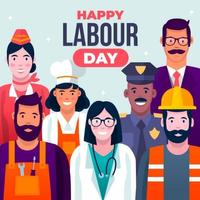 Happy Labor or Labour Day پوسٹر
